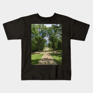 Looking Down the Percy Warner Staircase Kids T-Shirt